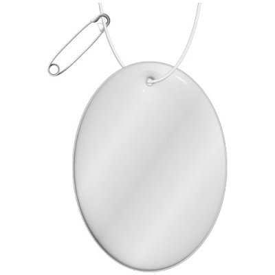 RFX™ H-12 OVAL REFLECTIVE PVC HANGER in White