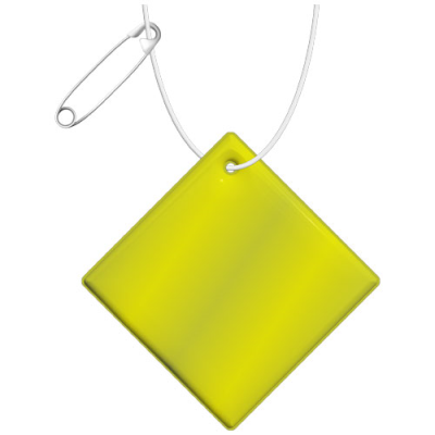 RFX™ H-20 DIAMOND REFLECTIVE PVC HANGER LARGE in Neon Fluorescent Yellow
