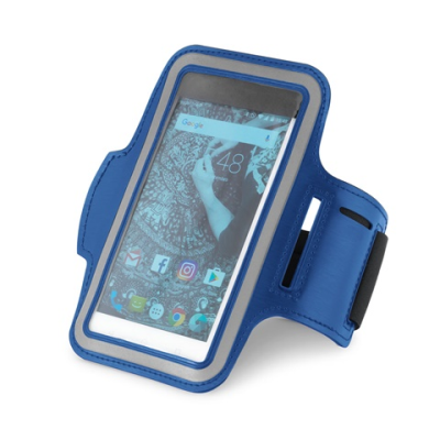 CONFOR SPORTS ARM BAND in PU & Softshell for 65 Inch Smartphone in Royal Blue