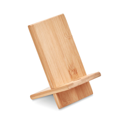 BAMBOO PHONE STAND &  HOLDER in Brown