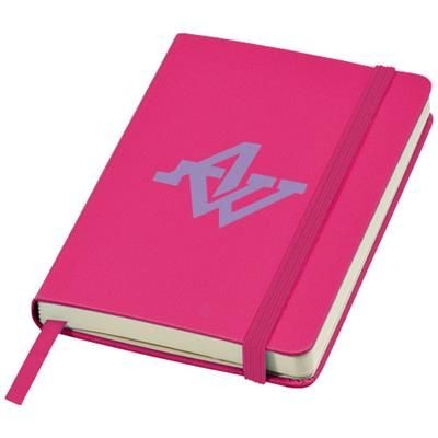 CLASSIC A6 HARD COVER POCKET NOTE BOOK in Pink