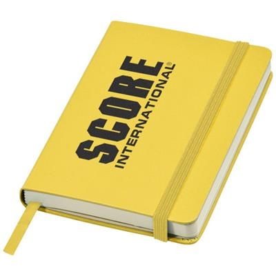 CLASSIC A6 HARD COVER POCKET NOTE BOOK in Yellow
