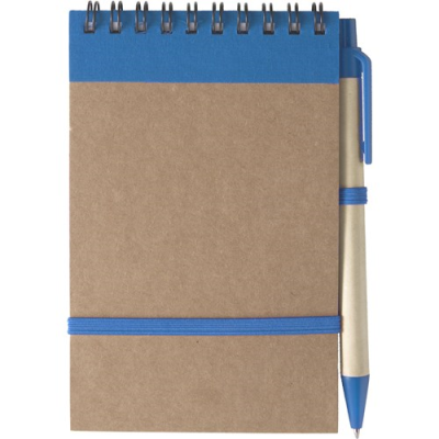 RECYCLED NOTE BOOK in Light Blue