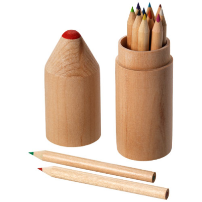 BOSSY 12-PIECE COLOUR PENCIL SET in Natural