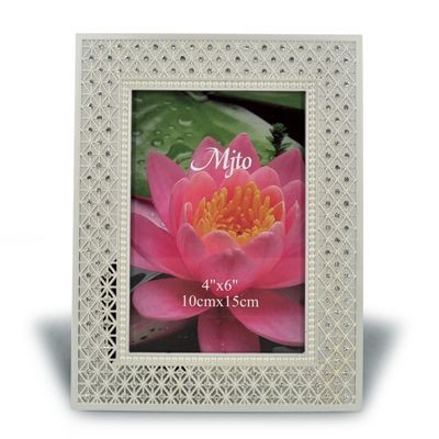 METAL PHOTO FRAME with Crystals