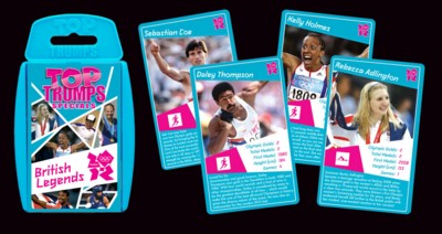 BRITISH LEGENDS TOP TRUMPS PLAYING CARDS
