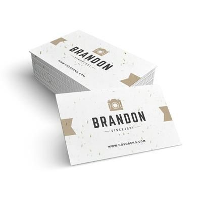 SEEDED PAPER BUSINESS CARDS