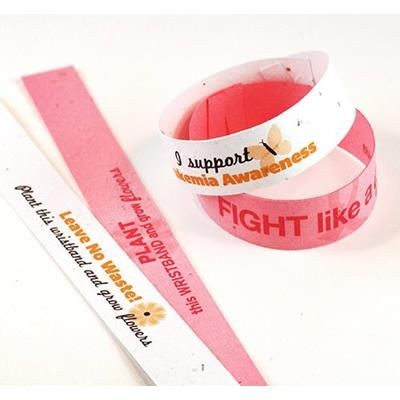 SEEDED PAPER WRISTBANDS