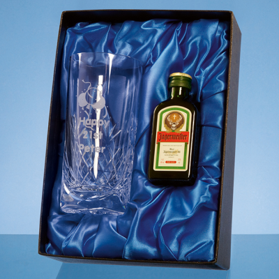 HIGH BALL GIFT SET with a 5Cl Mini Bottle of Jagermeister