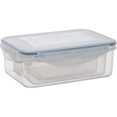 SET OF 3 STORAGE BOXES in Clear Transparent