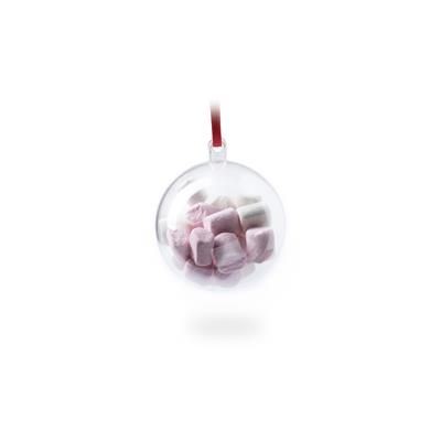CHRISTMAS BAUBLE with Marshmallows & Personalised Ribbon