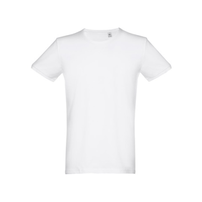 THC SAN MARINO WH MENS SHORT-SLEEVED TEE SHIRT in Combed Cotton White