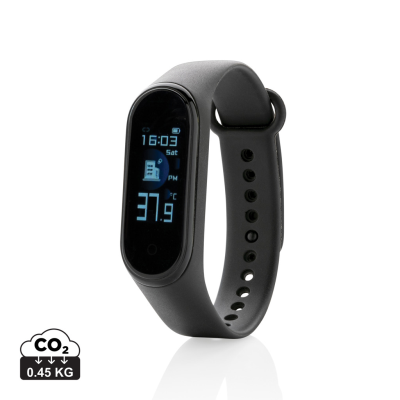STAY HEALTHY with Temperature Measuring in Black