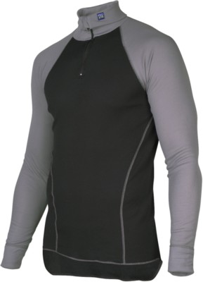 PROJOB UNDERSHIRT with Polo Neck in Black