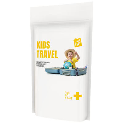MYKIT CHILDRENS TRAVEL SET with Paper Pouch in White
