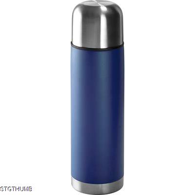 STAINLESS STEEL METAL THERMAL INSULATED FLASK in Blue