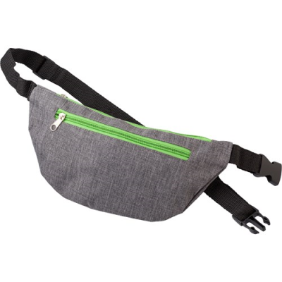 POLYESTER (300D) WAIST BAG in Lime
