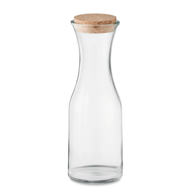 RECYCLED GLASS CARAFE 1L in White
