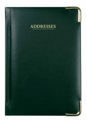 COLLINS CLASSIC A5 ADDRESS BOOK in Black