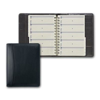COLLINS ELITE COMPACT PHONE & ADDRESS BOOK in Black