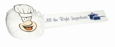 CHEF MOPHEAD BUG with Full Colour Printed Ribbon