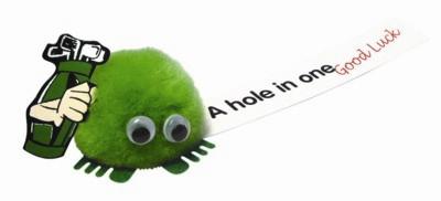 GOLF LOGO BUG with Full Colour Printed Ribbon