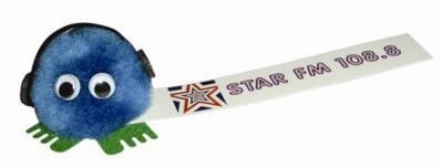 HEADPHONES LOGO BUG with Printed Ribbon