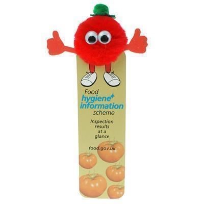 HEALTHY EATING TOMATO BOOKMARK AD-BUG