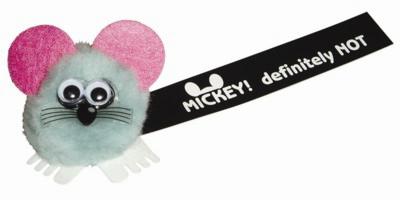 MOUSE LOGO BUG with Full Colour Printed Ribbon
