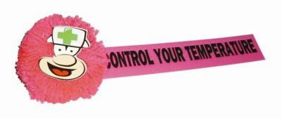 NURSE MOPHEAD BUG with Full Colour Printed Ribbon