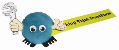 WRENCH HANDHOLDER LOGO BUG with Full Colour Printed Ribbon