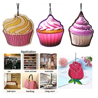 CUSTOMIZED SHAPE DIE CUT CAR AIR FRESHENER