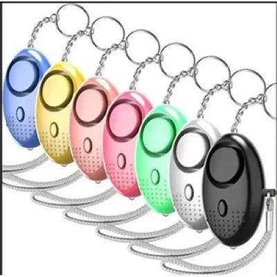 PERSONAL SECURITY ALARM KEYRING CHAIN with LED Lights