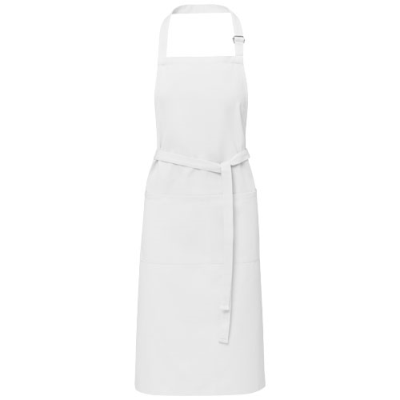 ANDREA 240 G & M² APRON with Adjustable Lanyard in White