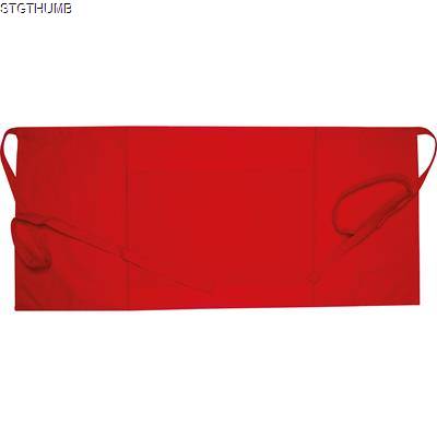 APRON - SMALL 180G ECO TEX STANDARD 100 in Red