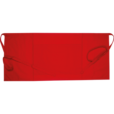 APRON - SMALL 180G ECO TEX STANDARD 100 in Red