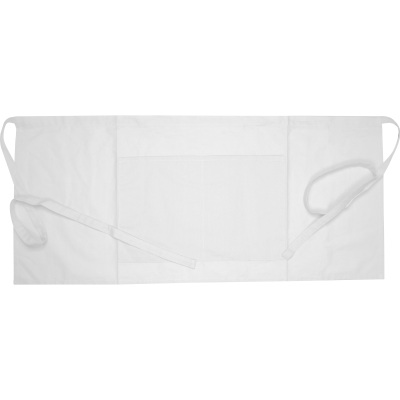 APRON - SMALL 180G ECO TEX STANDARD 100 in White