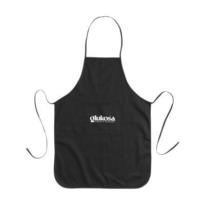 APRON RECYCLED COTTON in Black