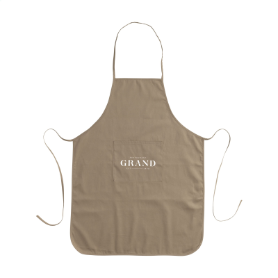 APRON RECYCLED COTTON in Brown