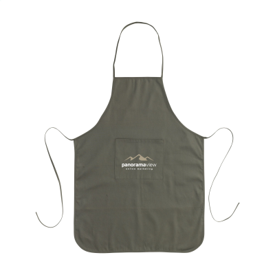 APRON RECYCLED COTTON in Olive Green