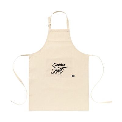 COCINA GRS RECYCLED COTTON (160 G & M²) APRON in Naturel