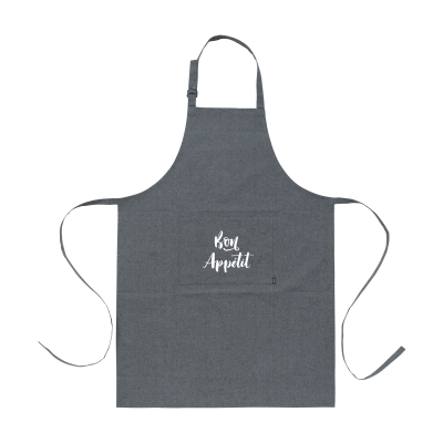 COCINA RECYCLED COTTON APRON in Dark Grey