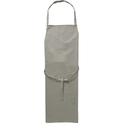 COTTON APRON in Grey