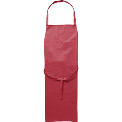 COTTON APRON in Red