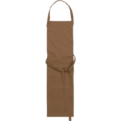 COTTON with Polyester Apron in Brown