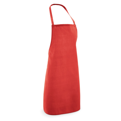 CURRY APRON in Cotton & Polyester in Red