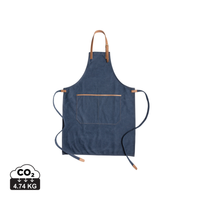 DELUXE CANVAS CHEF APRON in Blue