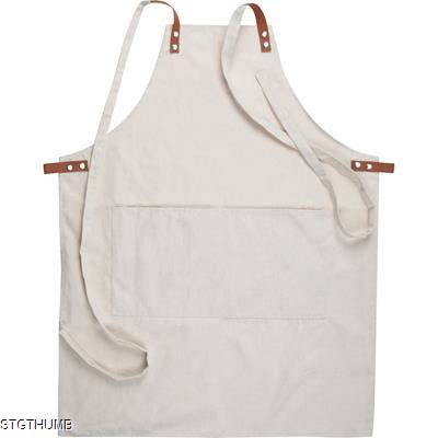 HIGH VALUE APRON MADE FROM COTTON in Beige