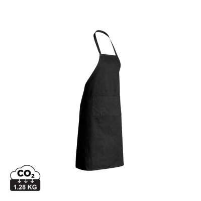 IMPACT AWARE™ RECYCLED COTTON APRON 180G in Black