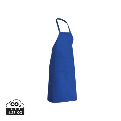 IMPACT AWARE™ RECYCLED COTTON APRON 180G in Blue